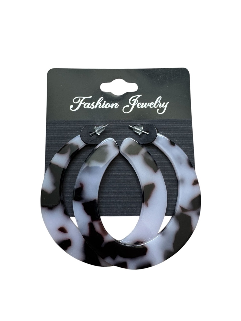 Fashion Jewelry Acrylic Hoop Earrings